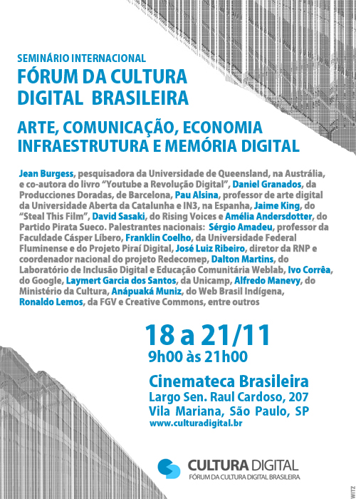 Seminário Internacional do Fórum da Cultura Digital Brasileira